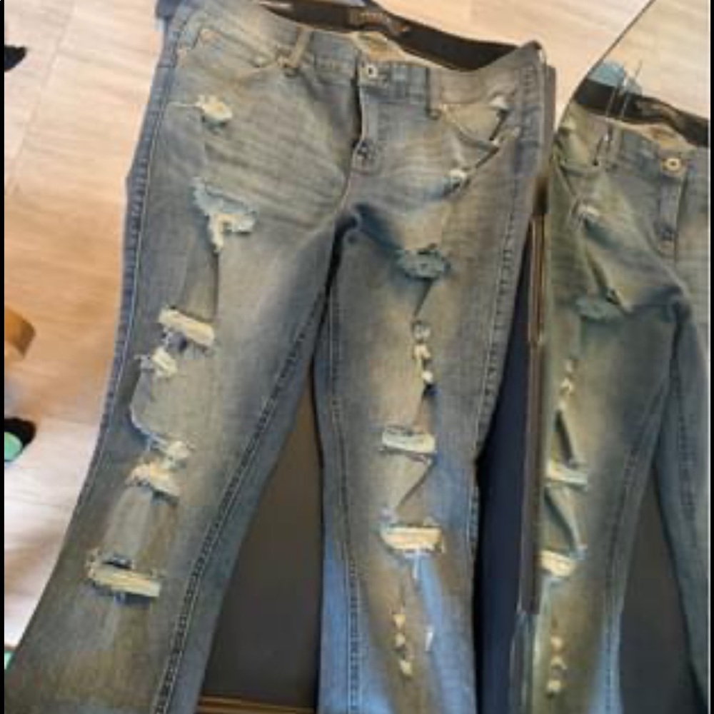 Torrid Distressed Bombshell Skinny Jeans